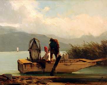 Fasanotti Gaetano - Pescatori sul lago